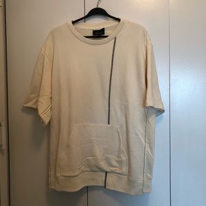 Philip lim white short sleeves sweatshirt